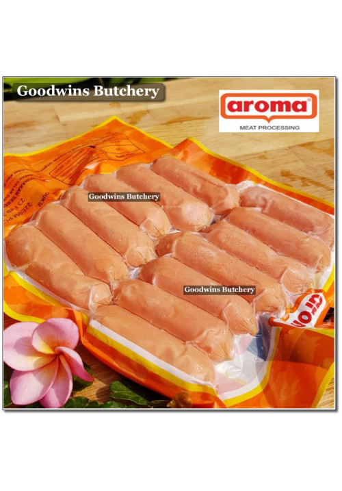 Pork Bali Aroma sausage COCKTAIL SAUSAGES frozen +/- 6cm 2.5" 13pcs 250g
